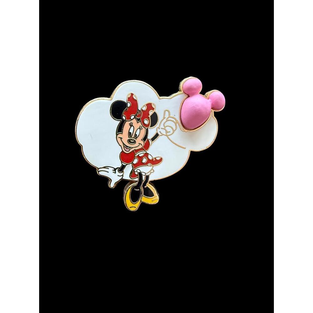 Disney Minnie Balloon Free-D Pin Festival Of Nations 2002 EPCOT Rare